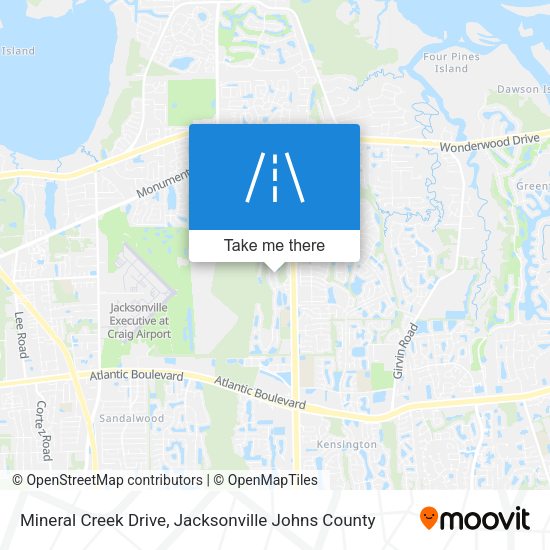 Mineral Creek Drive map