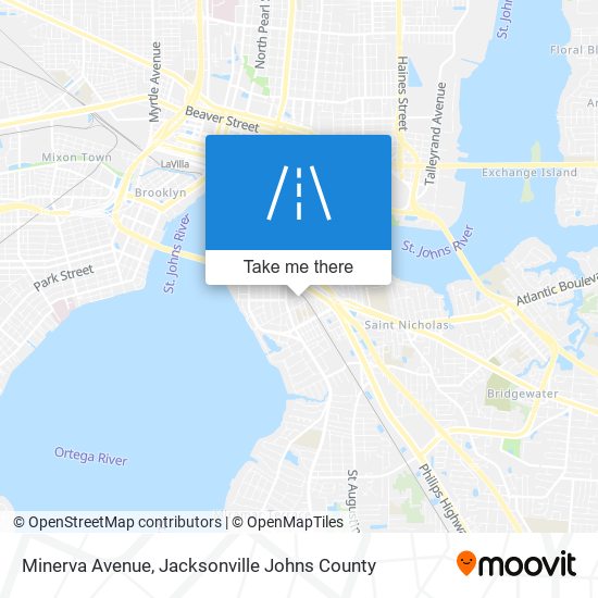 Minerva Avenue map