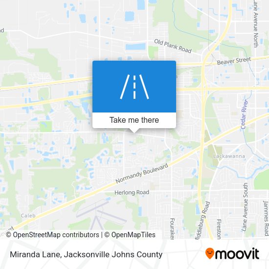 Mapa de Miranda Lane