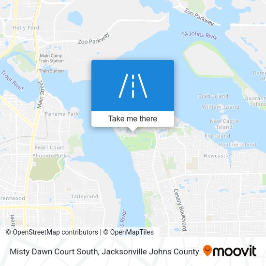 Misty Dawn Court South map