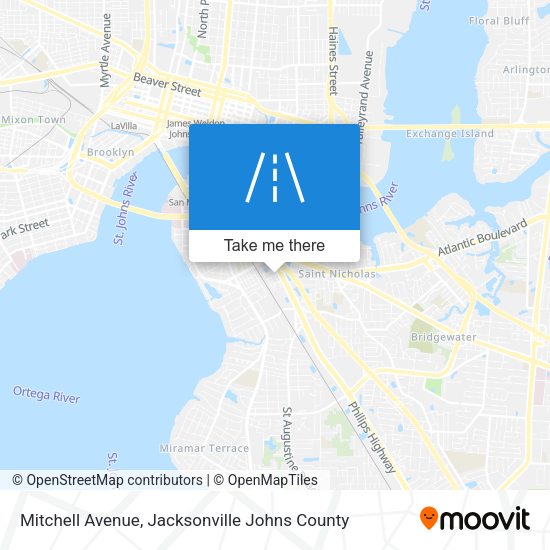 Mapa de Mitchell Avenue