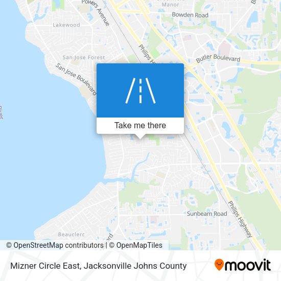 Mizner Circle East map