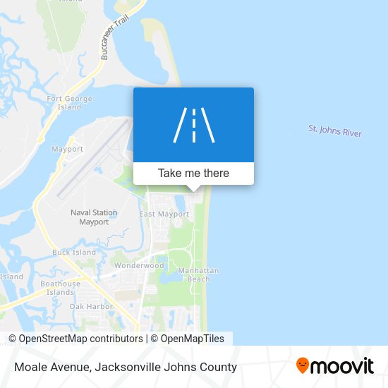 Moale Avenue map