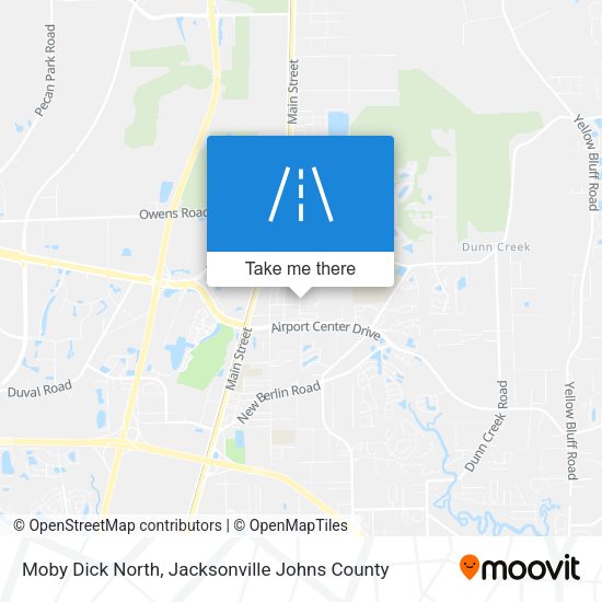 Moby Dick North map