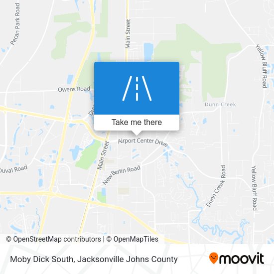 Moby Dick South map