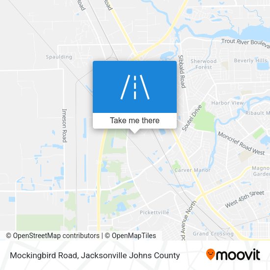Mockingbird Road map