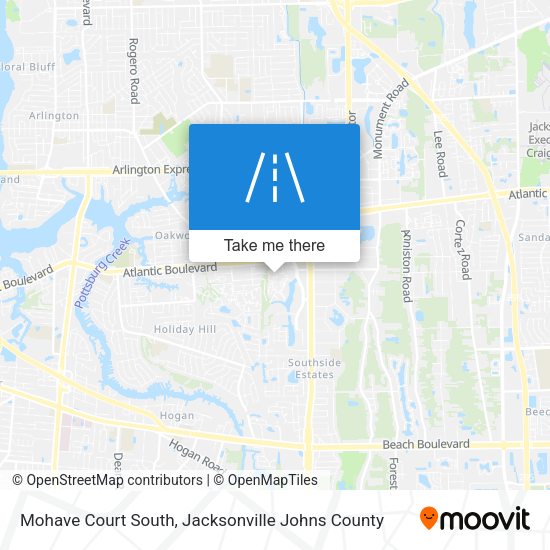 Mohave Court South map