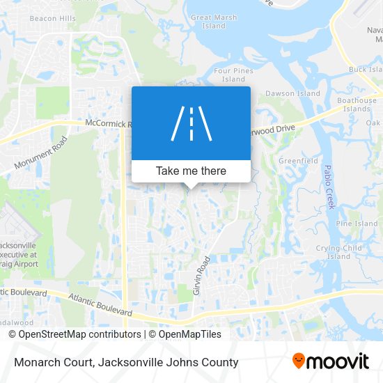 Monarch Court map