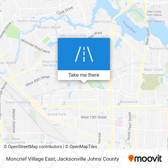 Moncrief Village East map
