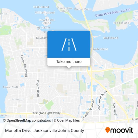 Monetta Drive map