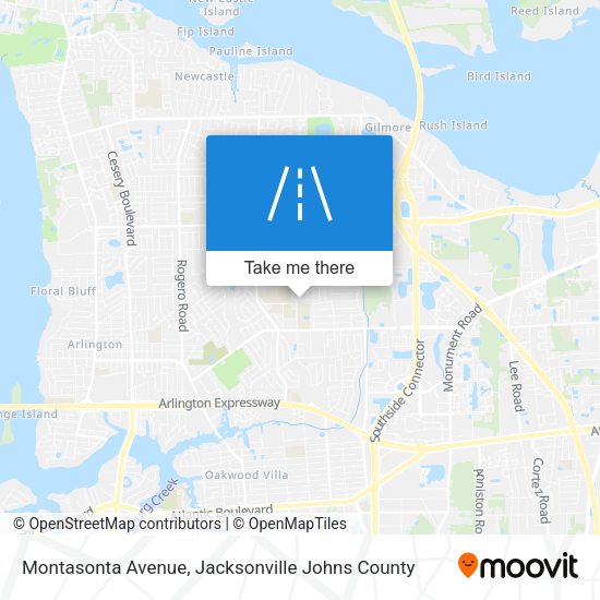 Mapa de Montasonta Avenue