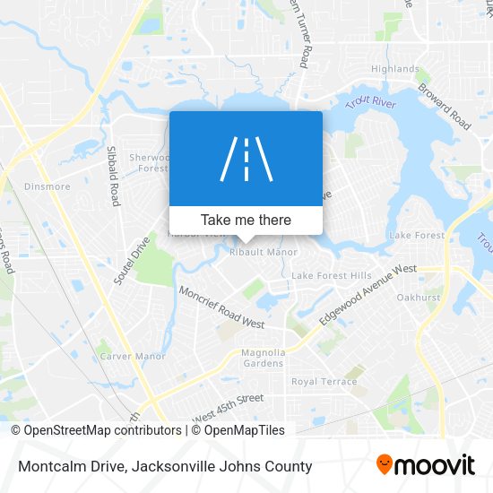 Mapa de Montcalm Drive