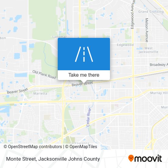 Monte Street map