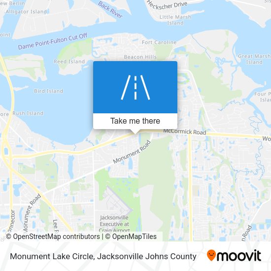 Mapa de Monument Lake Circle