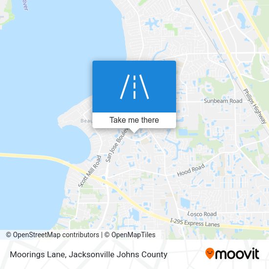 Mapa de Moorings Lane
