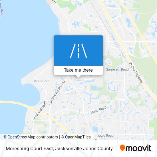 Moresburg Court East map