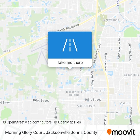 Mapa de Morning Glory Court