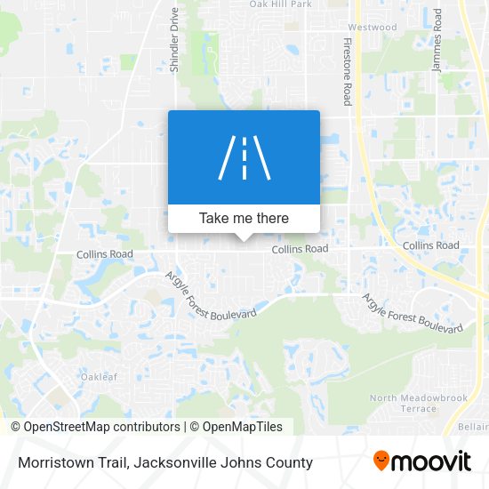 Mapa de Morristown Trail