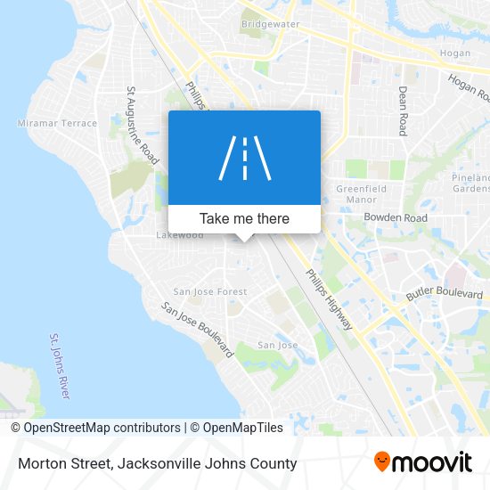 Morton Street map