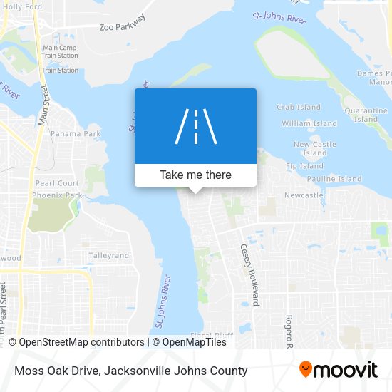 Moss Oak Drive map