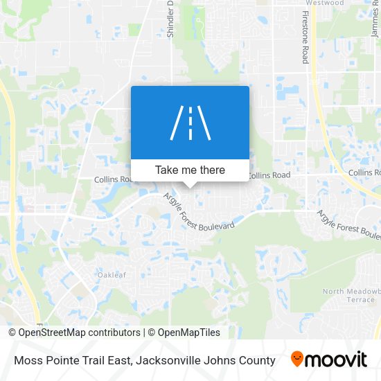 Mapa de Moss Pointe Trail East