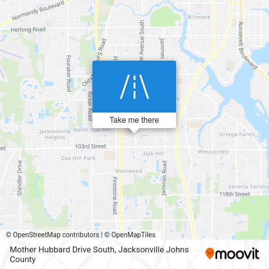 Mapa de Mother Hubbard Drive South