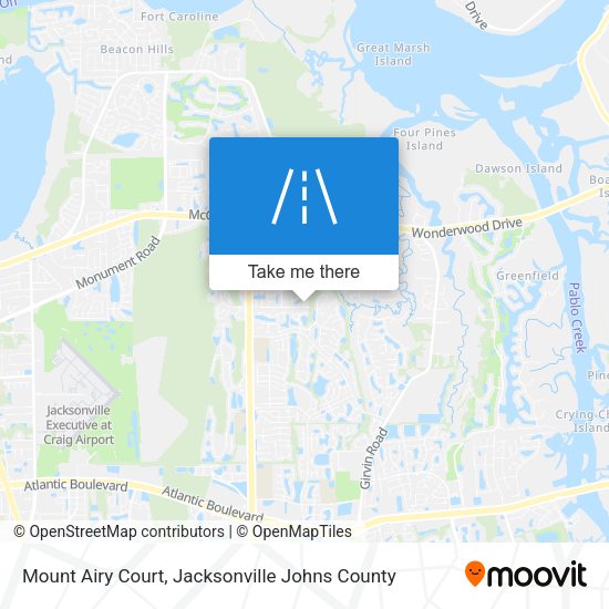 Mount Airy Court map