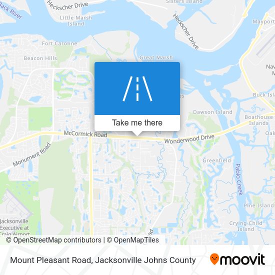 Mount Pleasant Road map