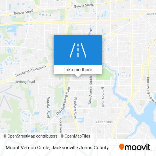 Mapa de Mount Vernon Circle