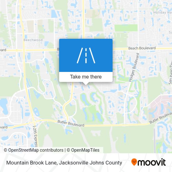 Mapa de Mountain Brook Lane