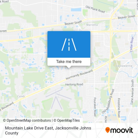 Mountain Lake Drive East map