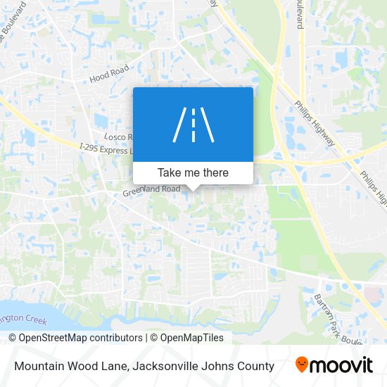 Mountain Wood Lane map