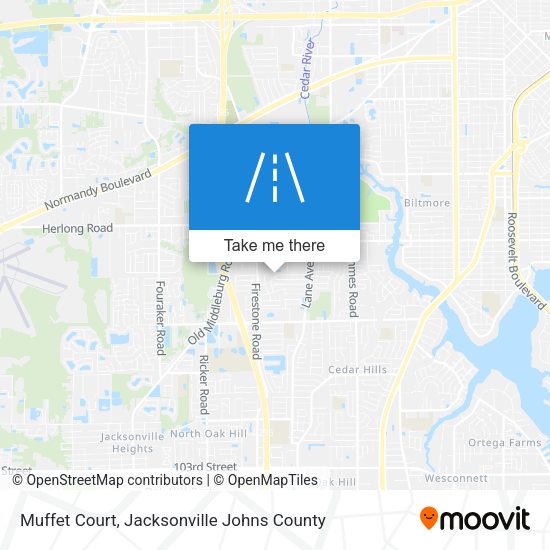 Muffet Court map