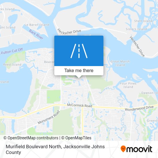 Mapa de Murifield Boulevard North