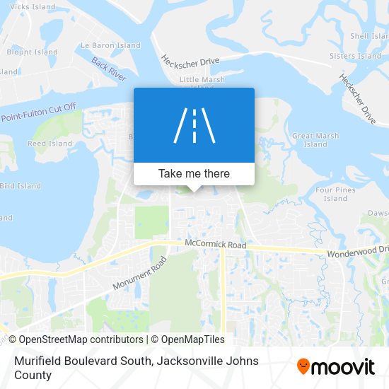 Mapa de Murifield Boulevard South