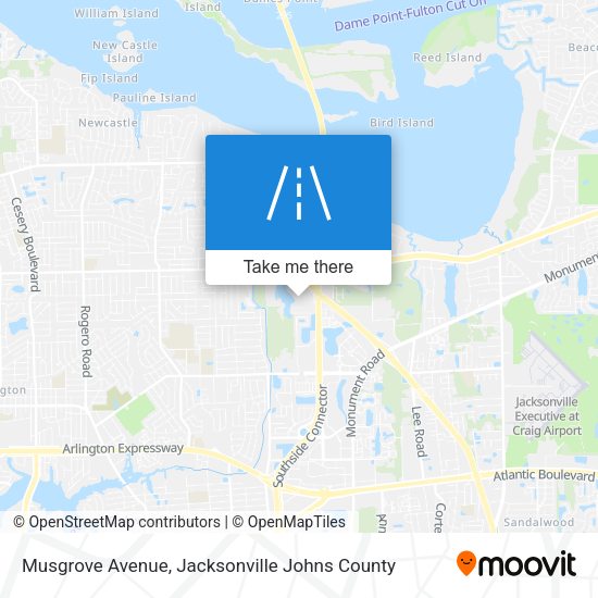 Musgrove Avenue map