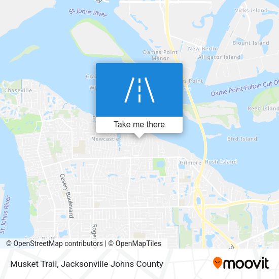 Musket Trail map