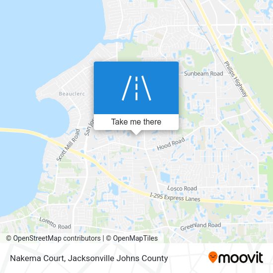 Nakema Court map