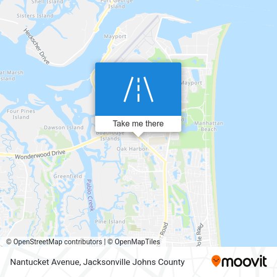 Mapa de Nantucket Avenue
