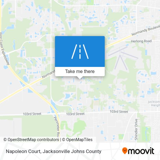 Napoleon Court map
