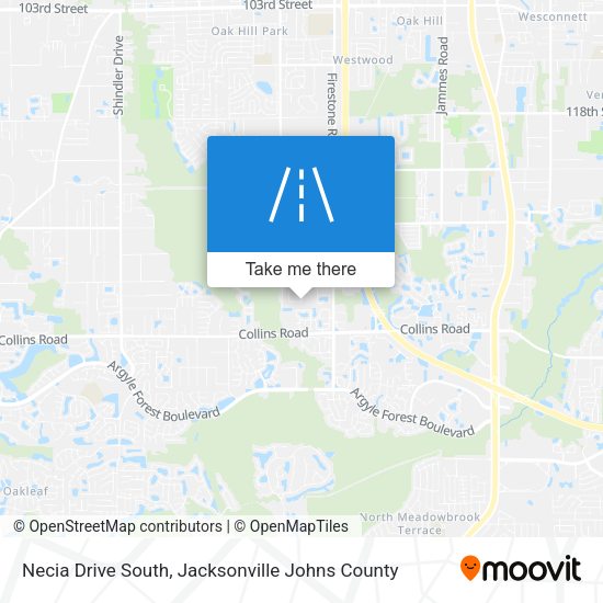 Mapa de Necia Drive South