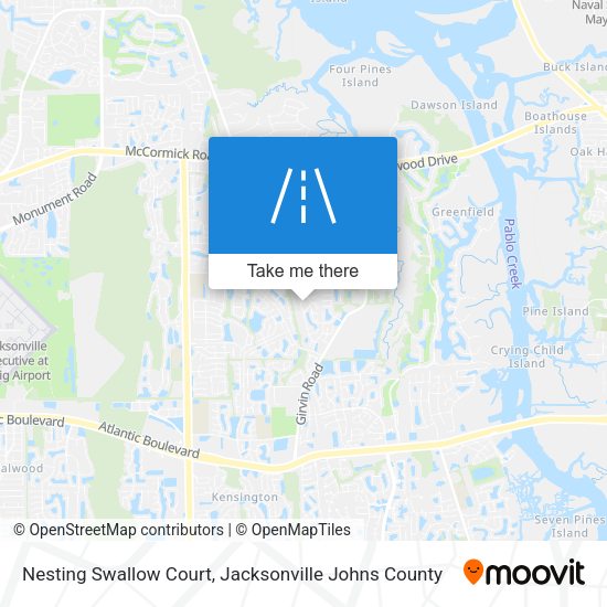 Mapa de Nesting Swallow Court