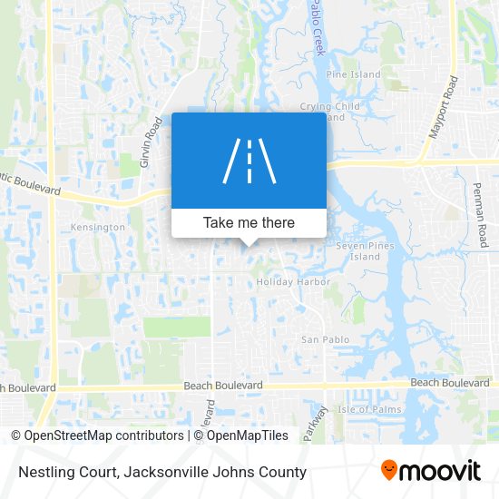 Nestling Court map