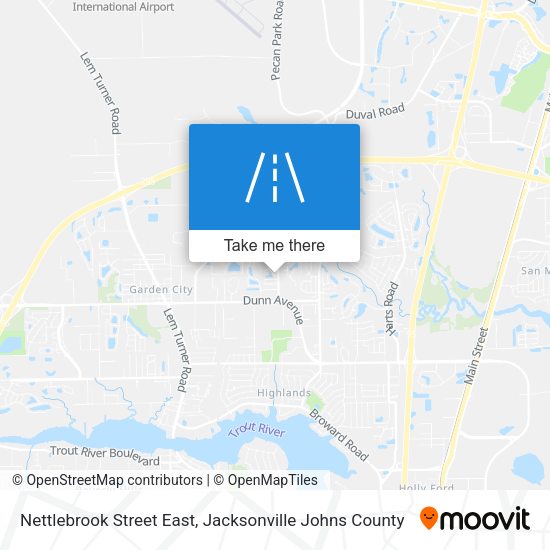 Nettlebrook Street East map