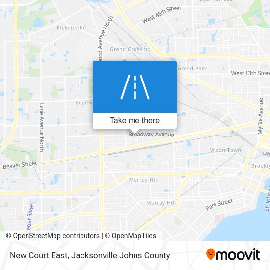 Mapa de New Court East