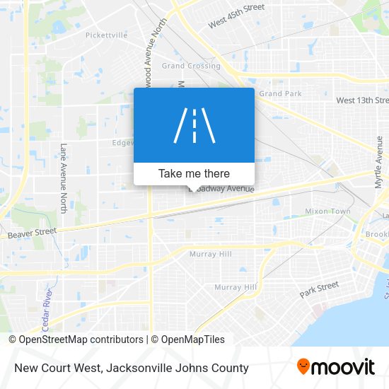 New Court West map