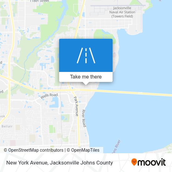 Mapa de New York Avenue