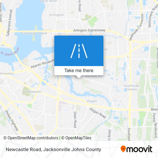Newcastle Road map