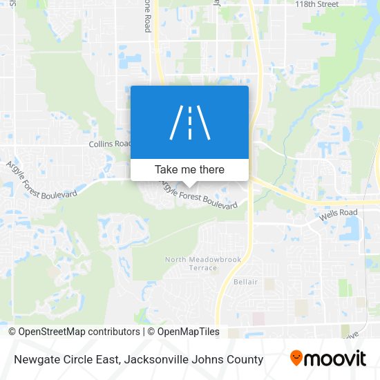 Newgate Circle East map