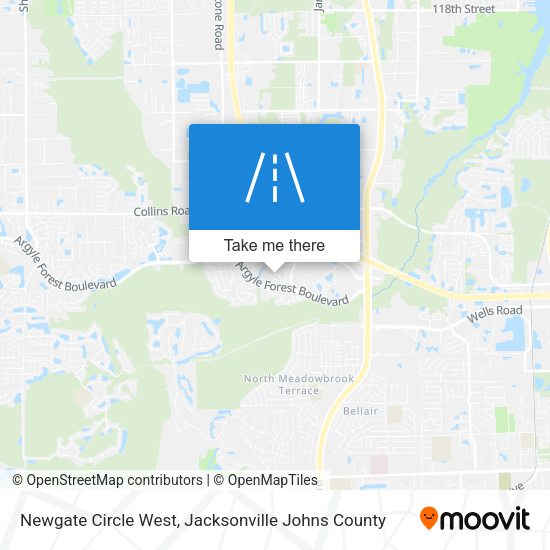 Newgate Circle West map